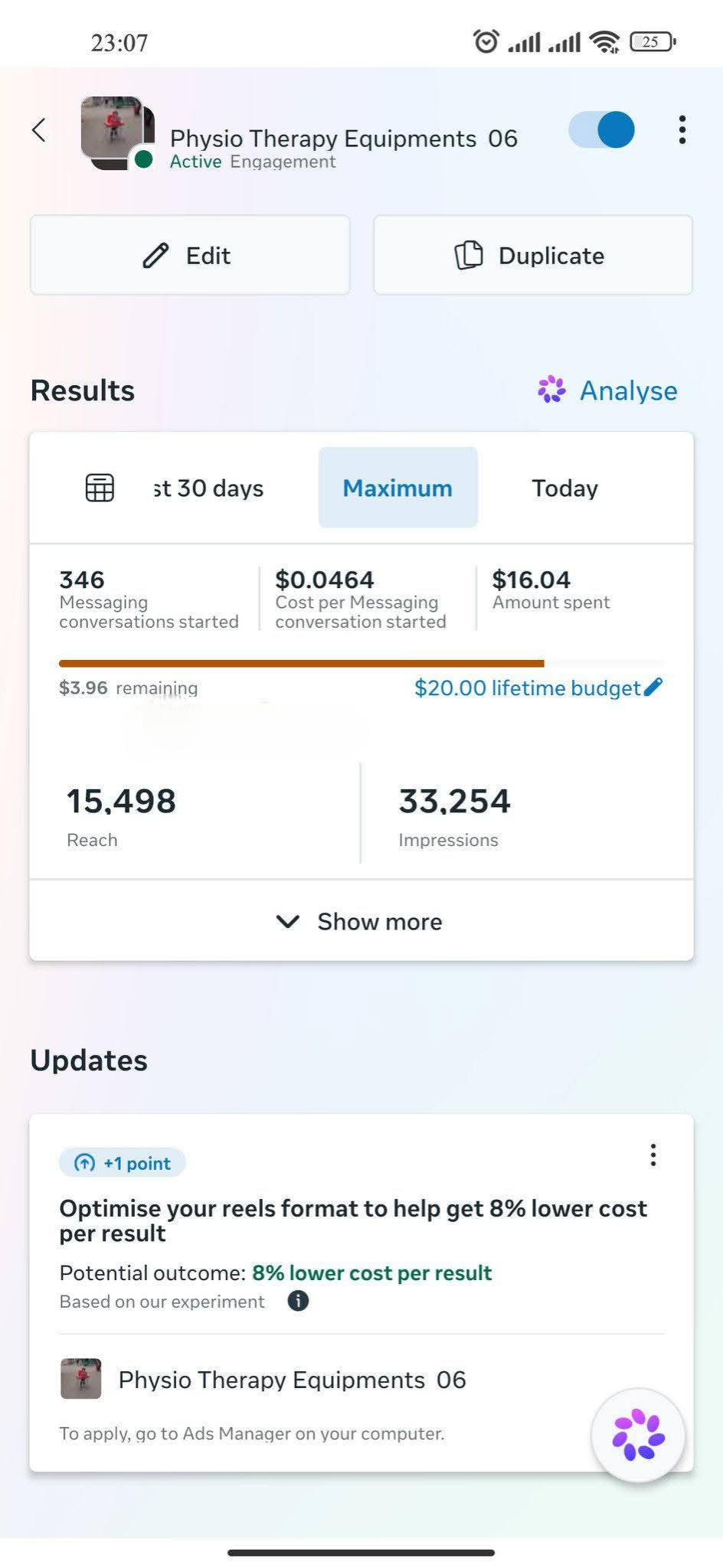 Facebook Ads Campaign